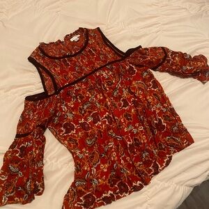 Target Xhilaration Peek- A -Boo Shoulder Top